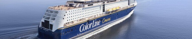 Kielbåten går fra Hjortneskaia, Color Lines terminal