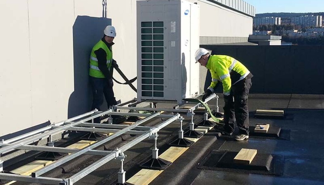 Installasjon av varmepumpe p Solvang sykehjem i Oslo. Installasjon av varmepumpe p Solvang sykehjem i Oslo.