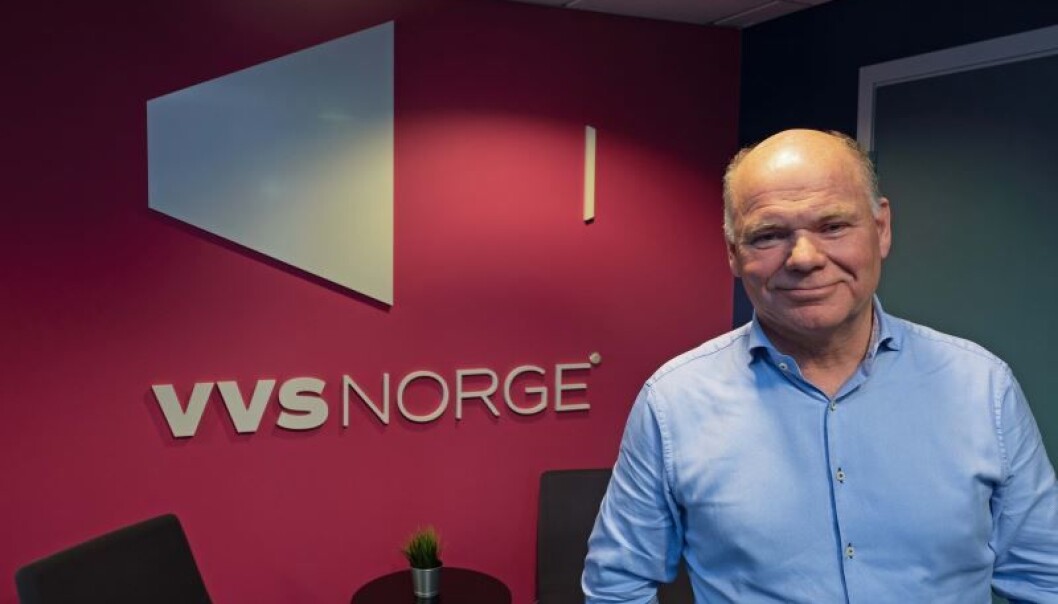 Administrerende direktør Thorbjørn Theie i VVS Norge. Administrerende direktør Thorbjørn Theie i VVS Norge.