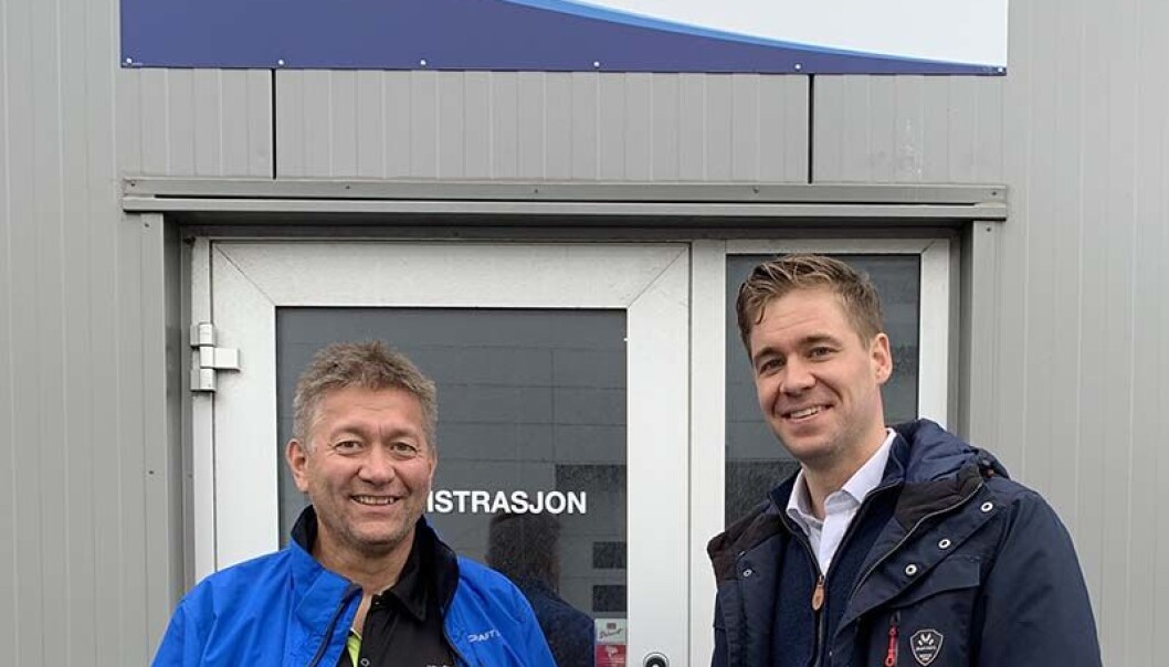 BLIR PARTNERE: Mikael Andersen, daglig leder Multi Kulde AS, og Martin Schjølberg, ansvar for markedsområdet kommersiell og klima i PTG. Foto: PTG. BLIR PARTNERE: Mikael Andersen, daglig leder Multi Kulde AS, og Martin Schjølberg, ansvar for markedsområdet kommersiell og klima i PTG. Foto: PTG.