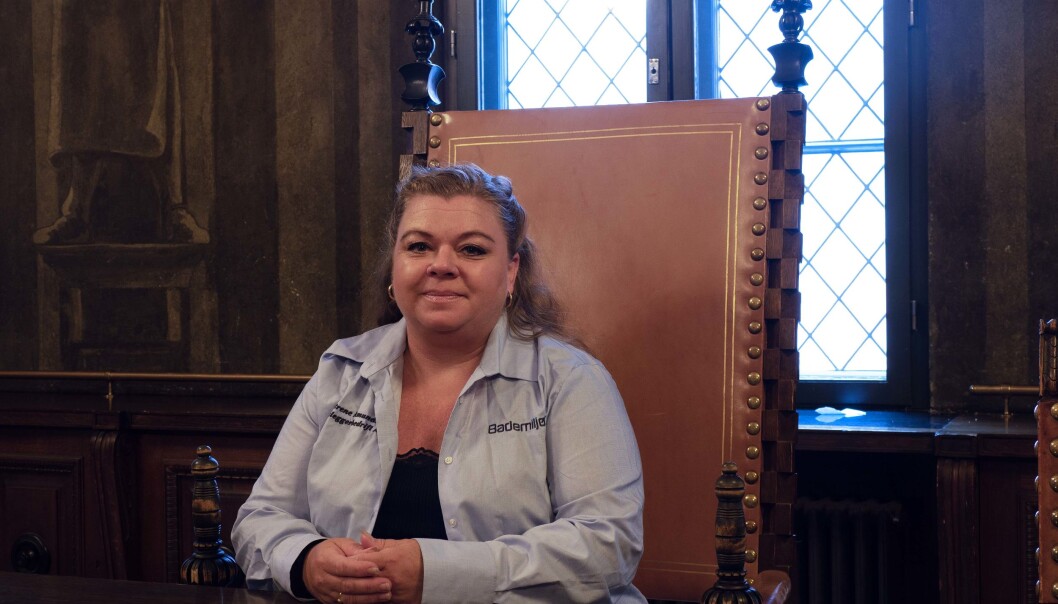 LEDER: Mari-Ann Amundsen inntar oldermannsstolen for første gang på laugsmøtet 15. august. LEDER: Mari-Ann Amundsen inntar oldermannsstolen for første gang på laugsmøtet 15. august.
