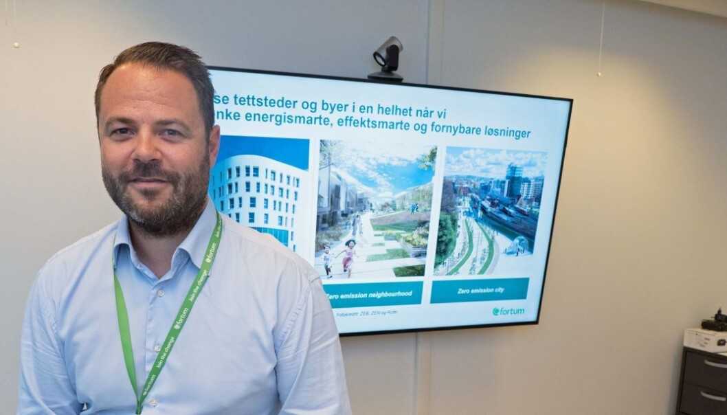 Knut Inderhaug, direktøren med ansvar for salg og marked i Fortum Oslo Varme. Knut Inderhaug, direktøren med ansvar for salg og marked i Fortum Oslo Varme.