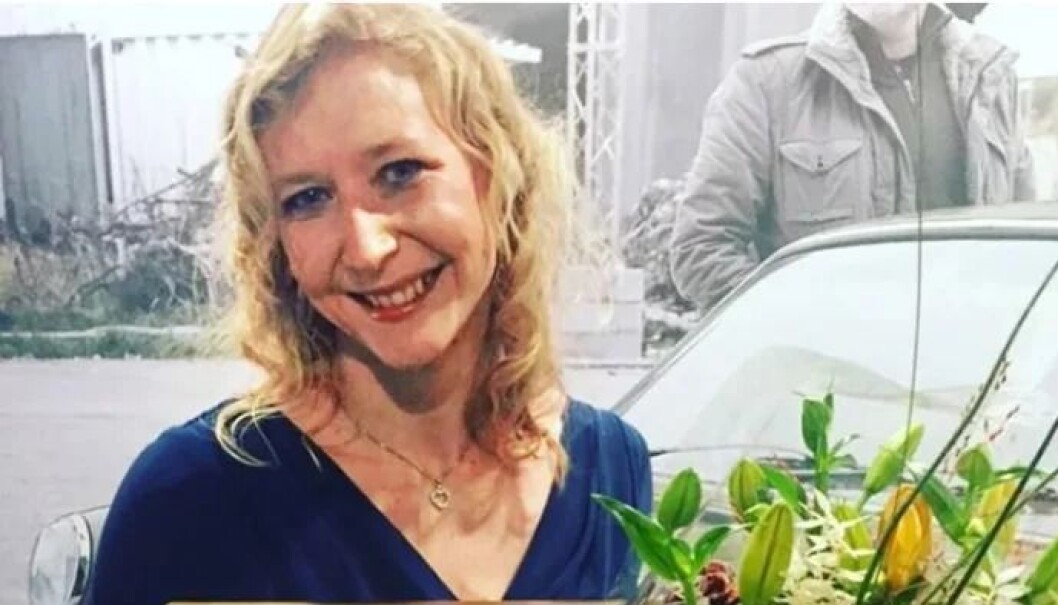 Rebecka Spånberg ved prisutdelingen for Årets Bedrifstleder 2019 i Ystad. Rebecka Spånberg ved prisutdelingen for Årets Bedrifstleder 2019 i Ystad.