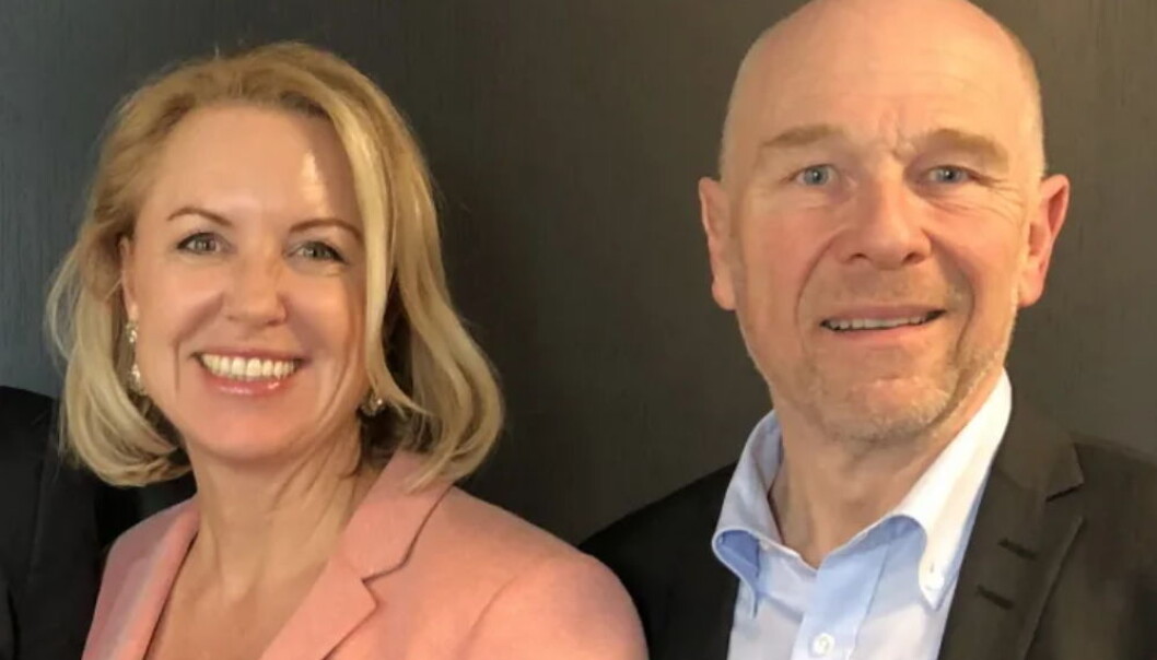 RIFs adm. direktør Liv Kari Skudal Hansteen sammen med adm. direktør i Arkitektbedriftene i Norge, Egil Skavang. RIFs adm. direktør Liv Kari Skudal Hansteen sammen med adm. direktør i Arkitektbedriftene i Norge, Egil Skavang.