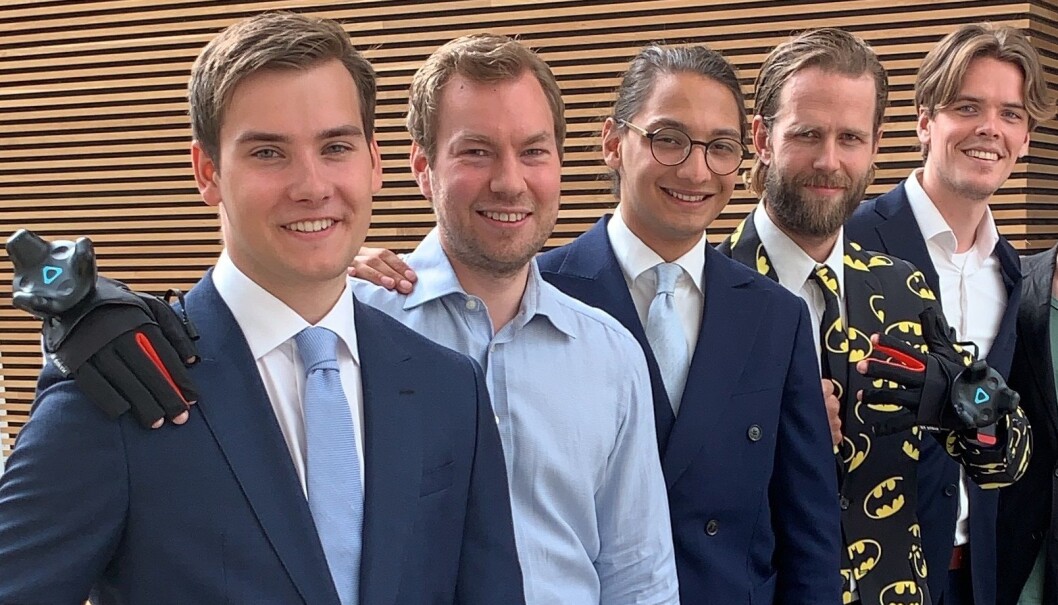 F.v.: Haakon Fuhre Pettersen, Thomas Angeltveit (Norconsult), Moina Tamuly, Kristoffer Bugge (Norconsult), Håvard Pedersen Brandal F.v.: Haakon Fuhre Pettersen, Thomas Angeltveit (Norconsult), Moina Tamuly, Kristoffer Bugge (Norconsult), Håvard Pedersen Brandal