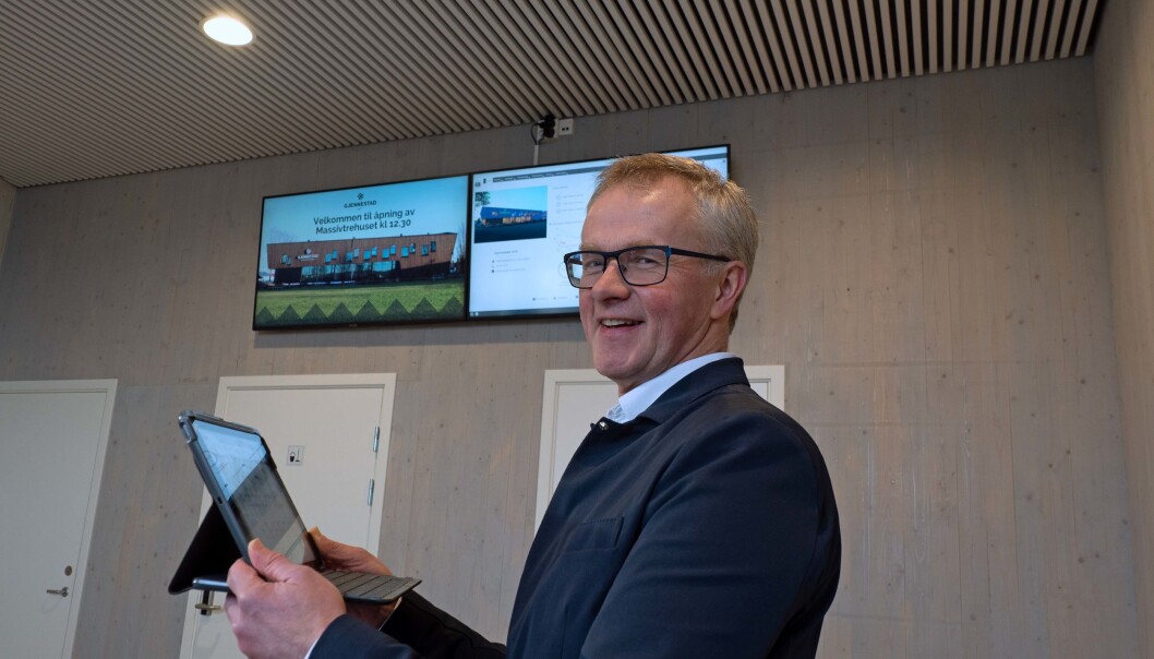 OVERSIKT: Dashboardet fra GK Cloud henger synlig, og Mads Mysen og kollegene kan også gå inn på det for å sjekk tallene eller hjelpe drifterne. OVERSIKT: Dashboardet fra GK Cloud henger synlig, og Mads Mysen og kollegene kan også gå inn på det for å sjekk tallene eller hjelpe drifterne.