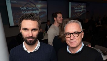 KLYNGE: Anders Brekke (til venstre) og Stig Frode Opsvik har så langt fått med seg 72 bedrifter i Proptech Innovation.