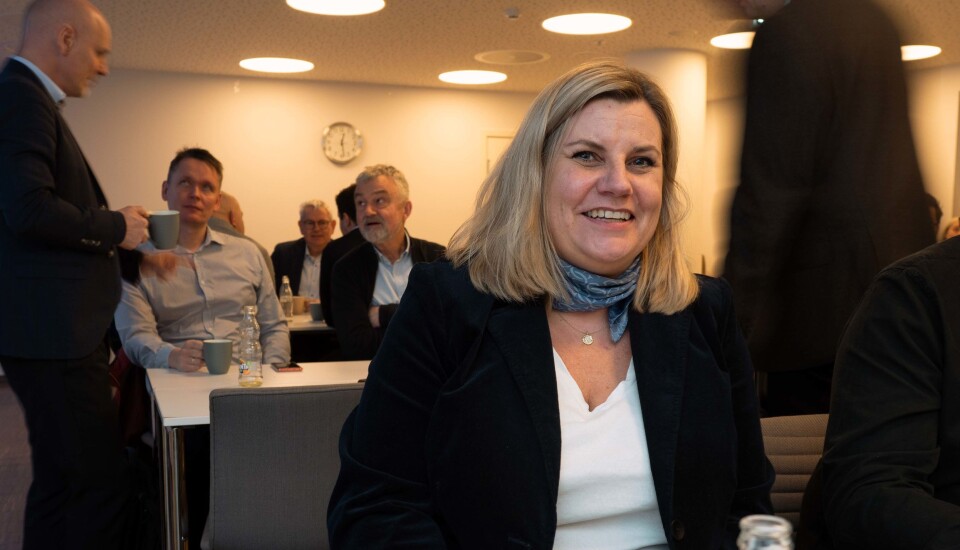 PÅ DATE: Lin Hjelle har vært på speeddating for å treffe nye samarbeidspartnere på teknologisiden.