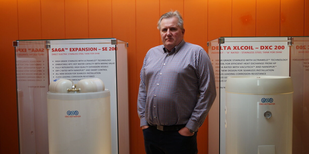 Teknisk ingeniør i OSO Hotwater, Terje Larsen Teknisk ingeniør i OSO Hotwater, Terje Larsen