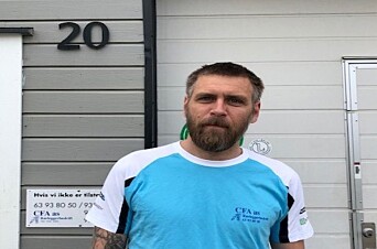 Geir Aarstad, rørleggermester hos CFA Rørleggerbedrift. Geir Aarstad, rørleggermester hos CFA Rørleggerbedrift.