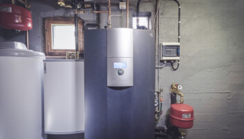 Teknisk rom med varmepumpen alpha Innotec Teknisk rom med varmepumpen alpha Innotec