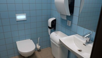 BERØRINGSFRITT: Både vasken og toalettet er utstyrt med berøringsfrie løsninger. BERØRINGSFRITT: Både vasken og toalettet er utstyrt med berøringsfrie løsninger.