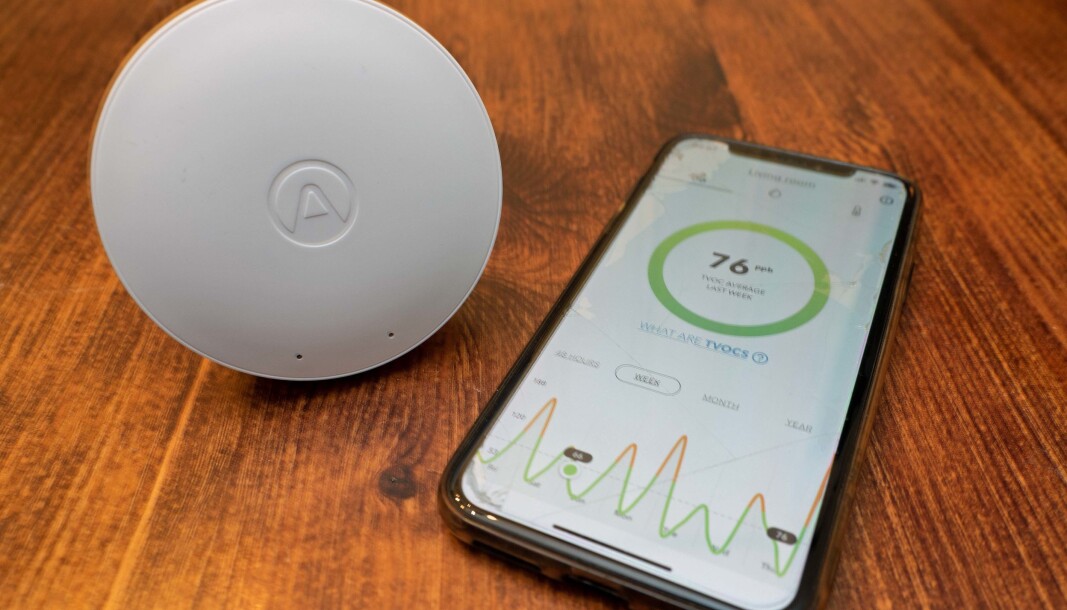 FORVERRING: Inneluften er blitt dårligere etter at koronaen stenge Norge, viser data fra Airthings. FORVERRING: Inneluften er blitt dårligere etter at koronaen stenge Norge, viser data fra Airthings.
