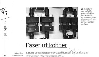 Faser ut kobber/sølv. Faser ut kobber/sølv.
