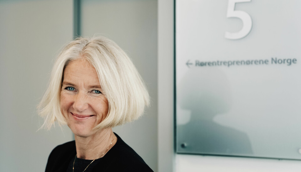 – Vi er glad i dag, sier Marianne W. Røiseland i Rørentreprenørene Norge.