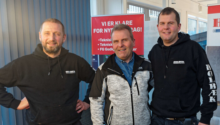FORNØYDE: Geir Smiseth (fra venstre), Steinar Holbæk og André Holbæk i Holbæk Rør er fornøyde med å ha gått ut av Comfort. FORNØYDE: Geir Smiseth (fra venstre), Steinar Holbæk og André Holbæk i Holbæk Rør er fornøyde med å ha gått ut av Comfort.