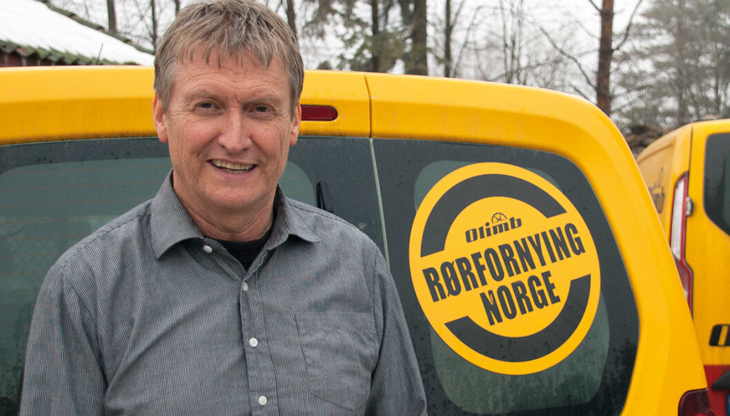 Roar Haugland, daglig leder Olimb Rørfornying AS. Roar Haugland, daglig leder Olimb Rørfornying AS.