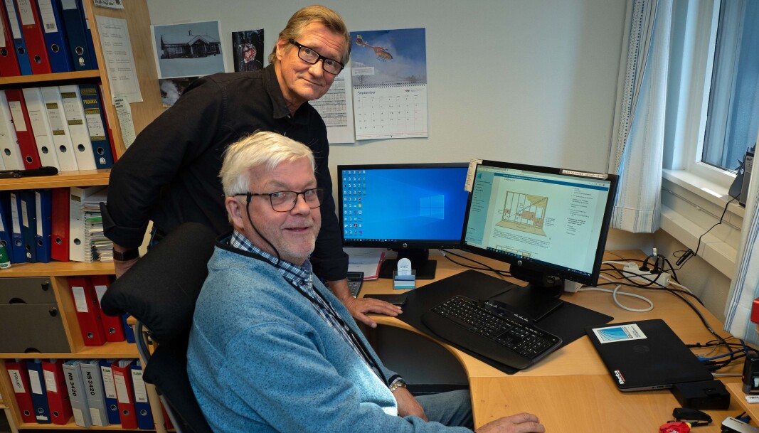 BRUKES: Bruken av våtromsnormen øker kraftig, forteller Cato Ove Karlsen (foran) og Bjørn Grimsrud. BRUKES: Bruken av våtromsnormen øker kraftig, forteller Cato Ove Karlsen (foran) og Bjørn Grimsrud.