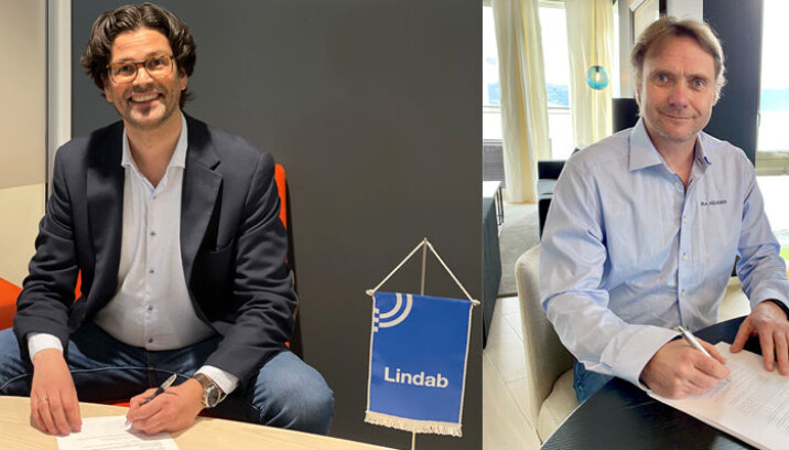 Fra venstre: John Georg Storvik og Tore Helgesen.