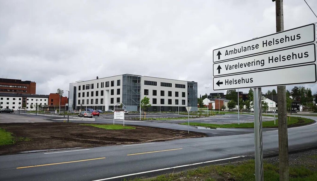 UFERDIG: Da det brøt ut brann på byggeplassen, sto det nye sykehjemmet på Elverum – Helsehuset – 80 prosent ferdig. UFERDIG: Da det brøt ut brann på byggeplassen, sto det nye sykehjemmet på Elverum – Helsehuset – 80 prosent ferdig.