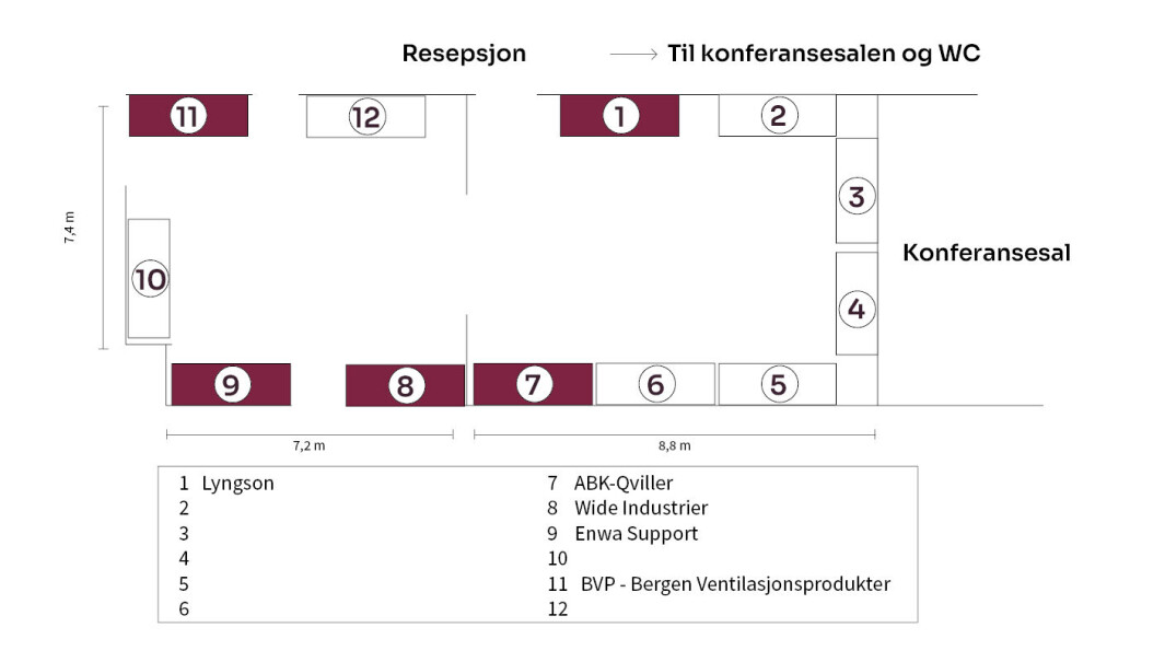 Utstillerkart: Utstillerkart: