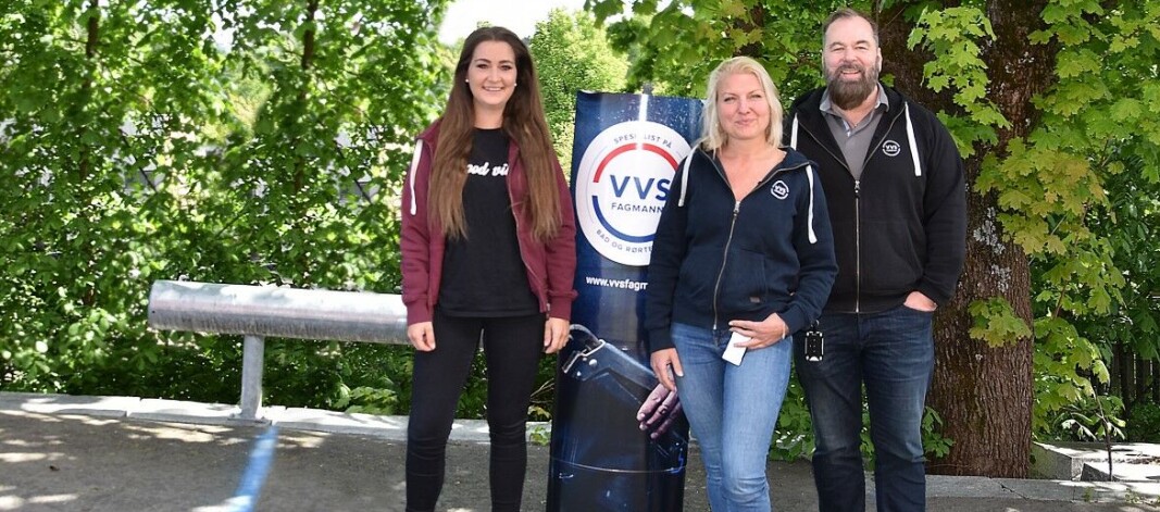 VVS Fagmann-teamet: Markedssjef i Brødrene Dahl, Ane Soløst (til venstre), markedskoordinator Stine Bendiksen og leder Jan-Christian Heggeli. VVS Fagmann-teamet: Markedssjef i Brødrene Dahl, Ane Soløst (til venstre), markedskoordinator Stine Bendiksen og leder Jan-Christian Heggeli.