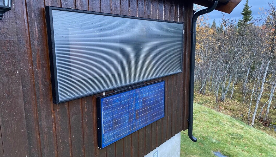 VARMER: Solarventi-panelene bidrar også med varme.