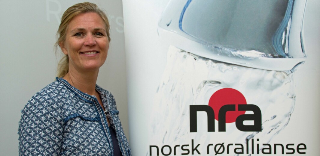STILLER KRAV: Line Ekroll Dyb og Norsk Rørallianse engasjerer seg for menneskerettigheter sammen med leverandørene sine.