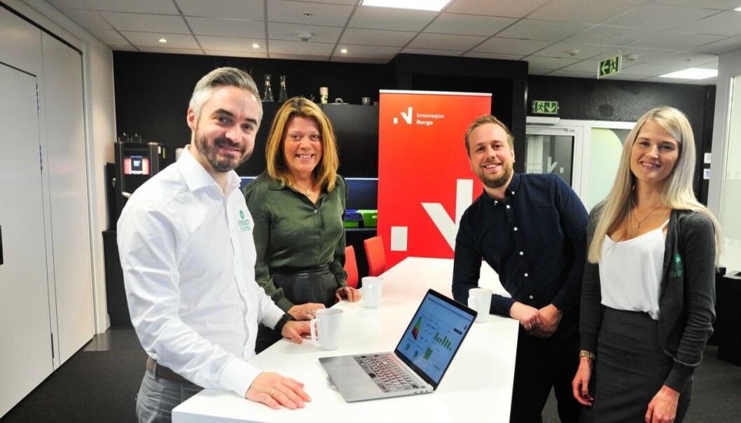 F.v. Tommy Hagenes, Nina Broch Mathisen, Daniel Westervik og Therese Hagenes. F.v. Tommy Hagenes, Nina Broch Mathisen, Daniel Westervik og Therese Hagenes.