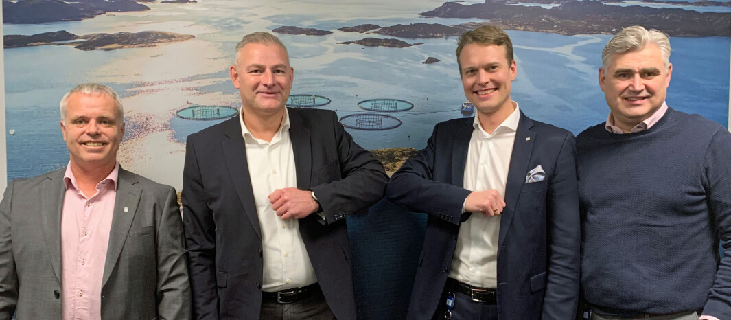 Brødrene Dahl overtar importansvaret i Norge for Vaillants produktportefølje. Fra venstre: Benny Simonsen, Daglig leder / salgsdirektør Nordic Vaillant Group, Per Stryhn, Nordic Country Director Vaillant Group, Anders Weldingh, Kategori- og innkjøpsdirektør Brødrene Dahl og Terje Ermesjø, Kategorisjef Teknisk VVS/ Brann & Energi Brødrene Dahl. Brødrene Dahl overtar importansvaret i Norge for Vaillants produktportefølje. Fra venstre: Benny Simonsen, Daglig leder / salgsdirektør Nordic Vaillant Group, Per Stryhn, Nordic Country Director Vaillant Group, Anders Weldingh, Kategori- og innkjøpsdirektør Brødrene Dahl og Terje Ermesjø, Kategorisjef Teknisk VVS/ Brann & Energi Brødrene Dahl.