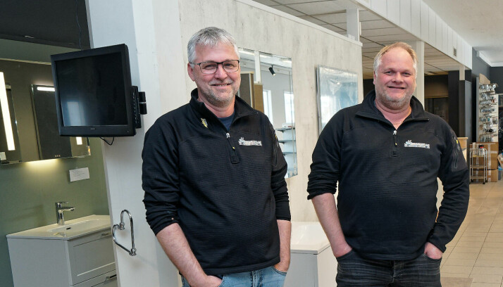 SAMMEN: Torkel Åvesland (til venstre) er daglig leder i Modalsli Rør Lister etter at Arild Nilsen har fått med seg Lyngdal og Farsund på laget.