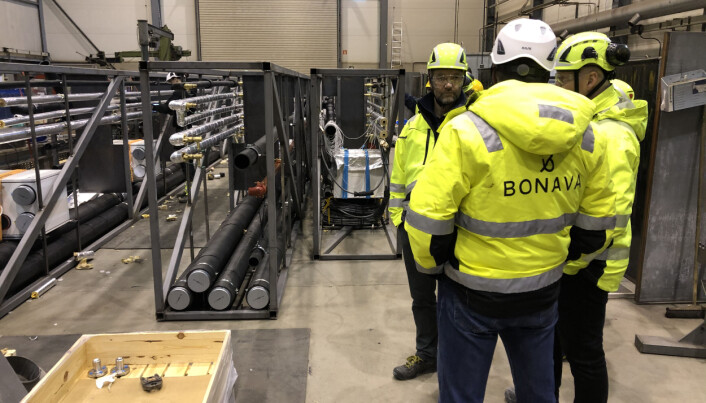 PRODUKSJON: Alle sjaktene ble prefabrikkert på selskapets verksted i Kjerreidviken og sammensatt hos FABTECH på Ågotnes. PRODUKSJON: Alle sjaktene ble prefabrikkert på selskapets verksted i Kjerreidviken og sammensatt hos FABTECH på Ågotnes.