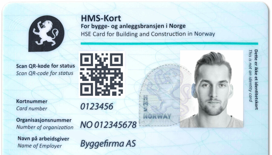 MANGLET: Han var rørlegger med HMS-kort ni år tidligere, men da Arbeidstilsynet kom på inspeksjon, hadde han ikke noe HMS-kort. MANGLET: Han var rørlegger med HMS-kort ni år tidligere, men da Arbeidstilsynet kom på inspeksjon, hadde han ikke noe HMS-kort.