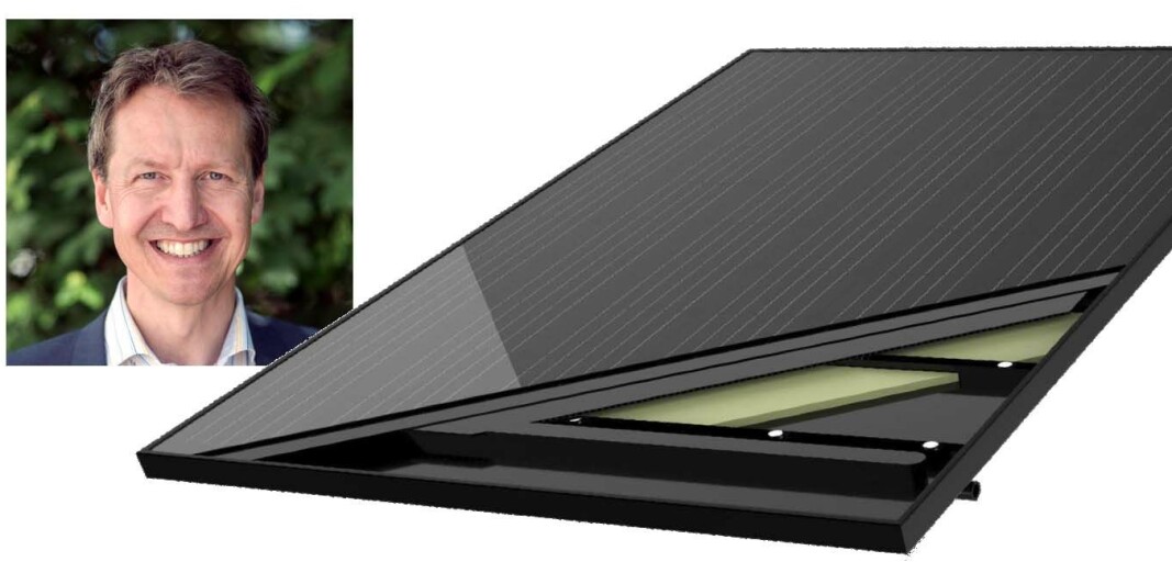 HYBRID: Markus Kanewoff og hybridpanelene fra franske Dualsun er tilbake i nytt selskap. HYBRID: Markus Kanewoff og hybridpanelene fra franske Dualsun er tilbake i nytt selskap.