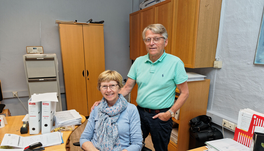 VETERANER: Toril Nilsen og Svein Stubban har arbeidet hos Værnes i Trondheim i over 45 år. VETERANER: Toril Nilsen og Svein Stubban har arbeidet hos Værnes i Trondheim i over 45 år.