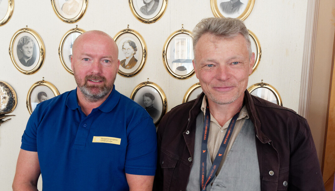 PÅ STATSBUDSJETTET: Vidar Sagmyr i Byggebransjens uropatrulje i Trondheim (til venstre), Lars Mamen i Fair Play Bygg Oslo og kollegene deres rundt i landet får statsstøtte de neste tre årene, foreslår regjeringen i den nye handlingsplanen mot arbeidslivskriminalitet. PÅ STATSBUDSJETTET: Vidar Sagmyr i Byggebransjens uropatrulje i Trondheim (til venstre), Lars Mamen i Fair Play Bygg Oslo og kollegene deres rundt i landet får statsstøtte de neste tre årene, foreslår regjeringen i den nye handlingsplanen mot arbeidslivskriminalitet.