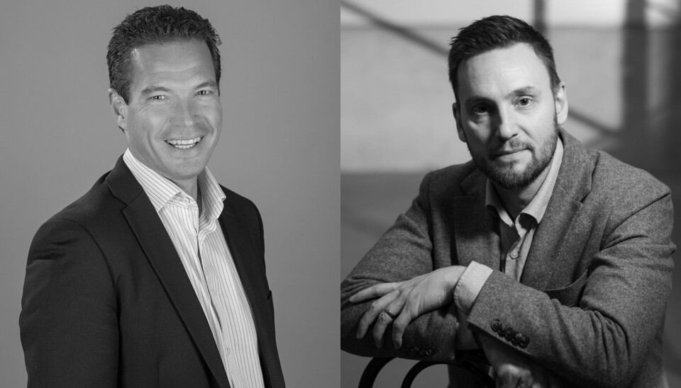 OPPKJØP: Jörgen Nylund, CEO i Nordic BIM Group og Jan-Mikael Kristiansson, CEO i Informationsbyggarna AB.