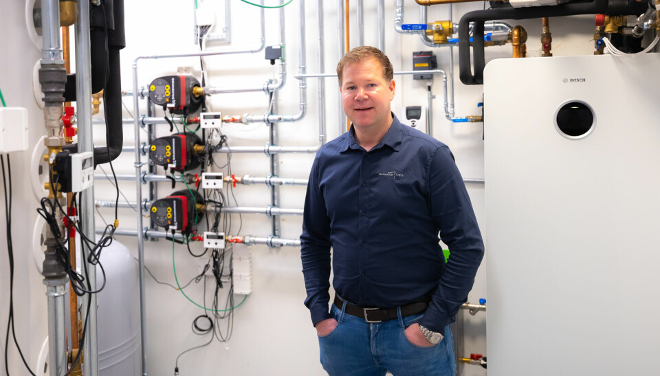 SPARER: Bjarne Tveit er byggmester og privatforbruker med energilagring hjemme.