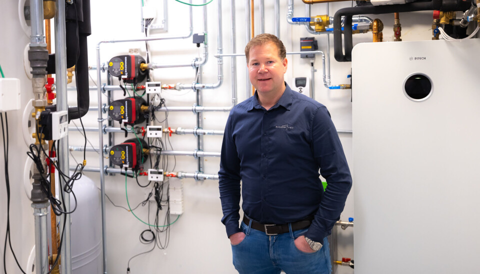 SPARER: Bjarne Tveit er byggmester og privatforbruker med energilagring hjemme. SPARER: Bjarne Tveit er byggmester og privatforbruker med energilagring hjemme.