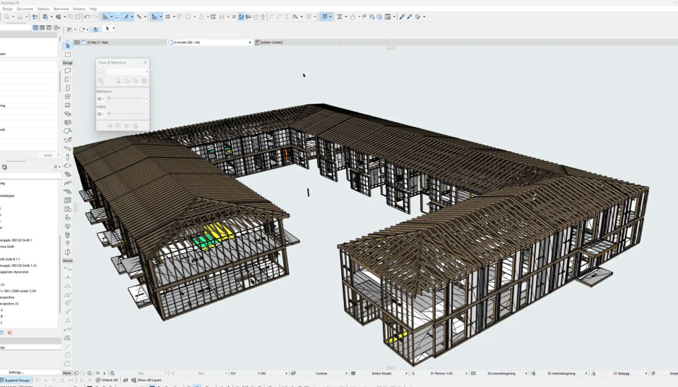 Norges største frittstående elementfabrikk velger Archicad og ArchiFrame
