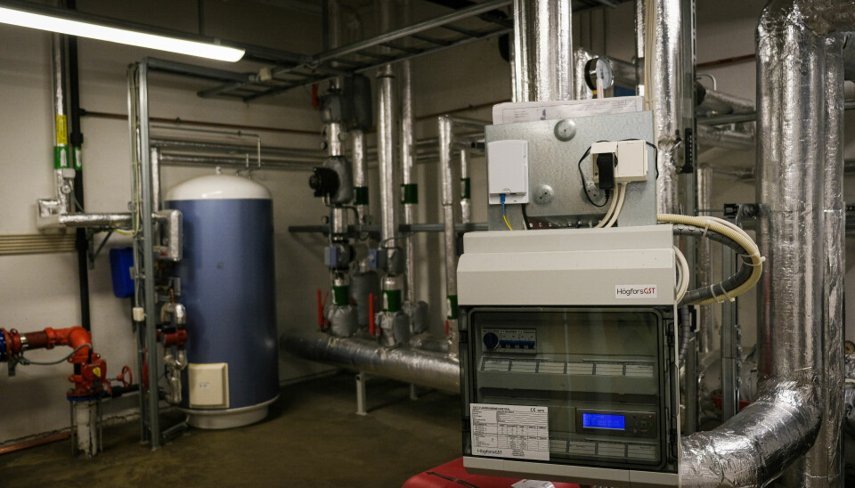 Viktig faktor. Fjernvarmeanlegg med vannbåren varme i bygget ga plusspoeng i sertifiseringsprosessen til BREEAM In-Use.