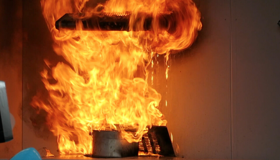SPRER SEG: Kjøkkenvifte og kanal sprer branner raskt og voldsomt, også i boliger.
