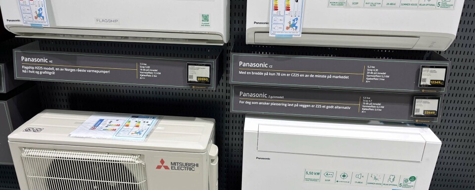 Varmepumpesalget bremser opp – både i Europa og Norge