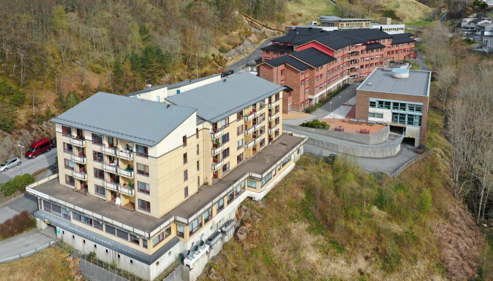 LEKKASJE: Betanien sykehjem i Bergen er blant dem som er kontrollert – her hadde det lekket ut ti kilo R452A og R410A.
