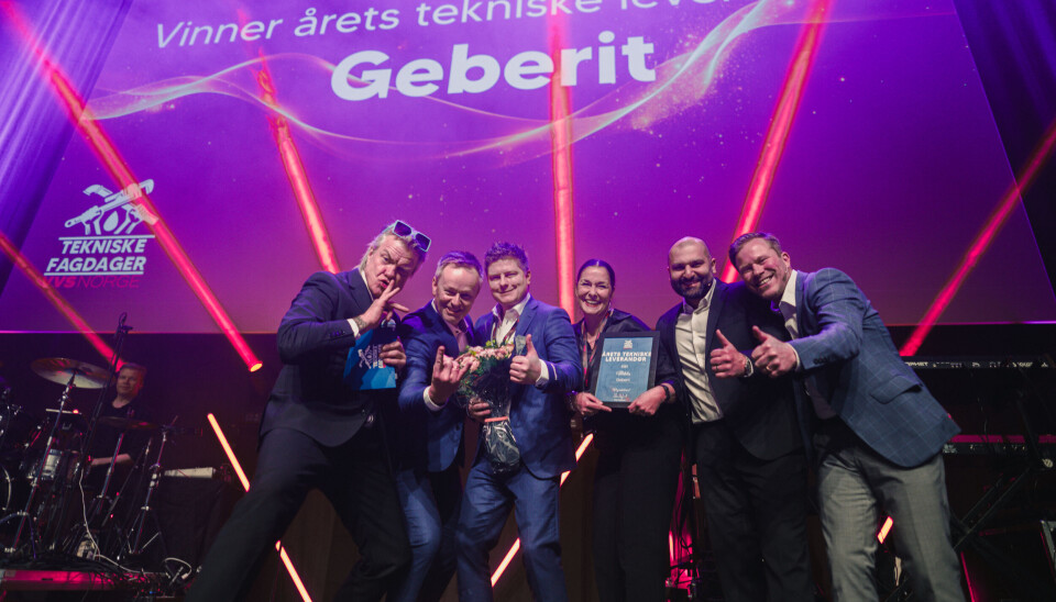 Årets leverandør av tekniske produkter: Geberit.