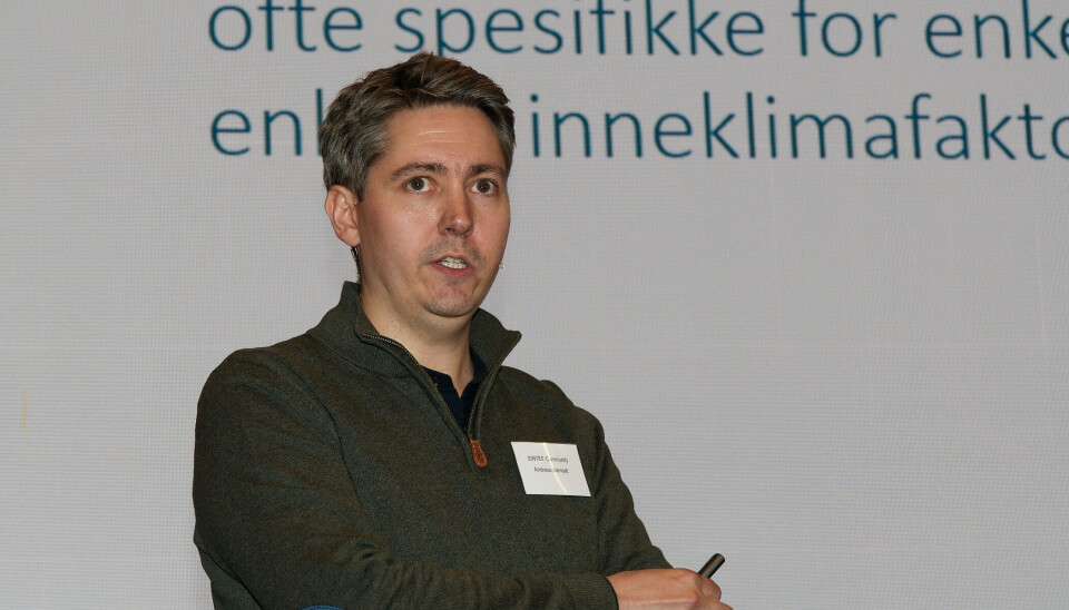 LUFTING: Tek-kravene klarer ikke å holde CO₂-andelen under 1000 ppm – da må vinduene åpnes i leiligheter med fire personer i stua, viser simuleringene til Andreas Aamodt for en leilighet på 50 kvadratmeter.