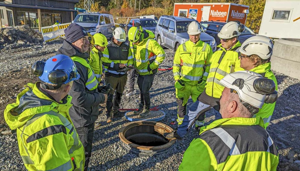 KURS: Flere deltagere på Norsk Vanns driftsoperatørkurs på VA-transportsystemer har allerede fått praktisk opplæring på det nye senteret.