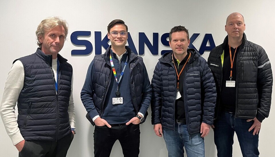 Tormod Olav Løkken, Skanska, Sander Nymo, Skanska, Thorbjørn Olsen, Heidenreich og Lars- Kristian Halvorsen, Heidenreich.