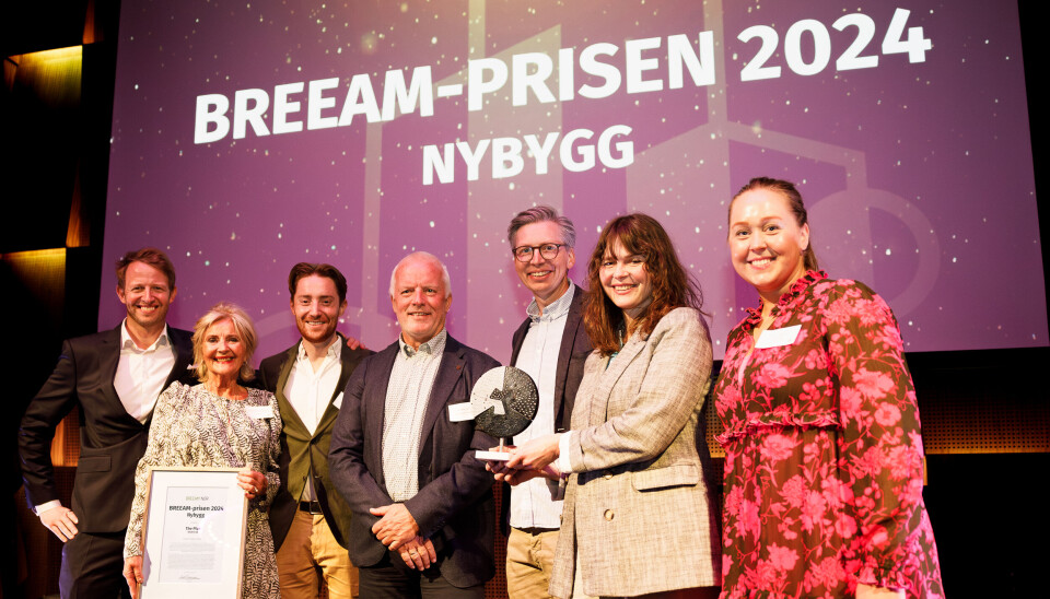 The Plus, vant BREEAM-prisen i kategorien nybygg. Finalistene var Spor X og ALO.