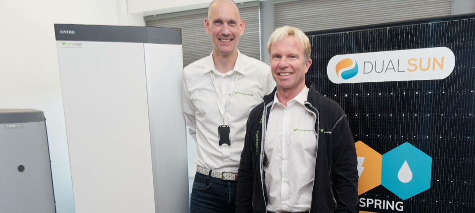 Får mer ut av både solcellene og energibrønnene